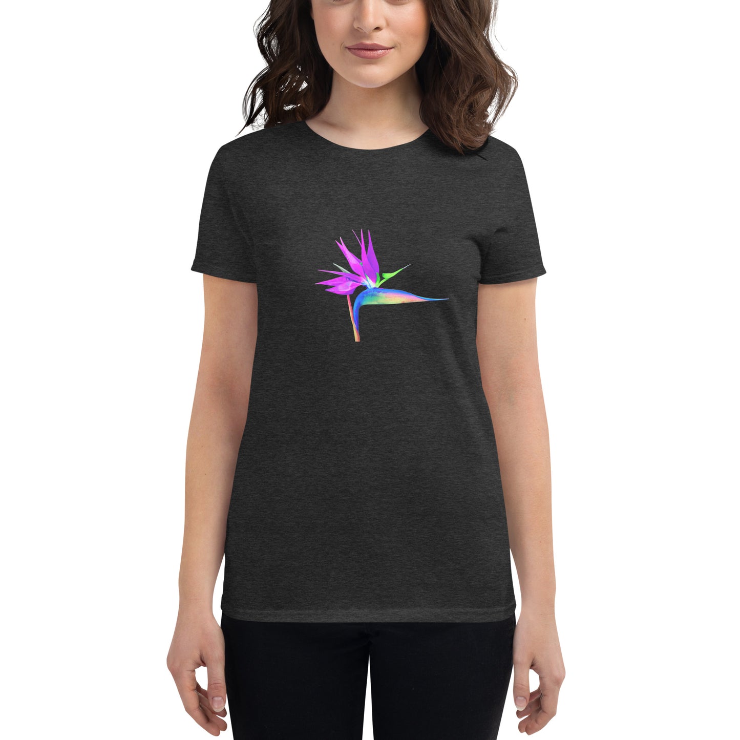 Bird of Paradise Pink Lady Women's short sleeve t-shirt