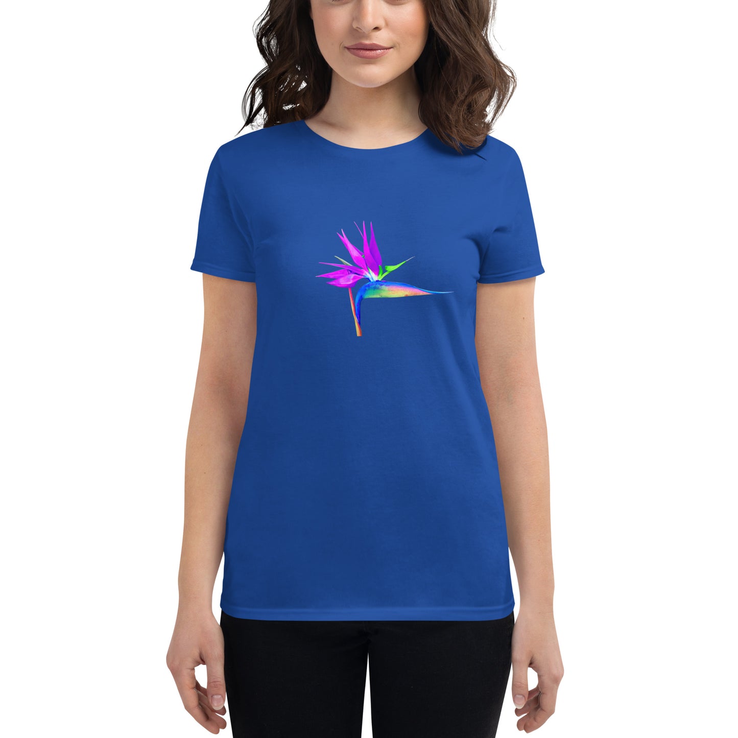 Bird of Paradise Pink Lady Women's short sleeve t-shirt