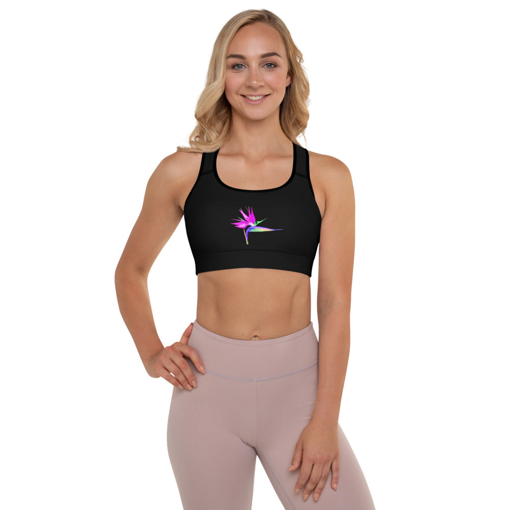 Bird of Paradise Padded Sports Bra