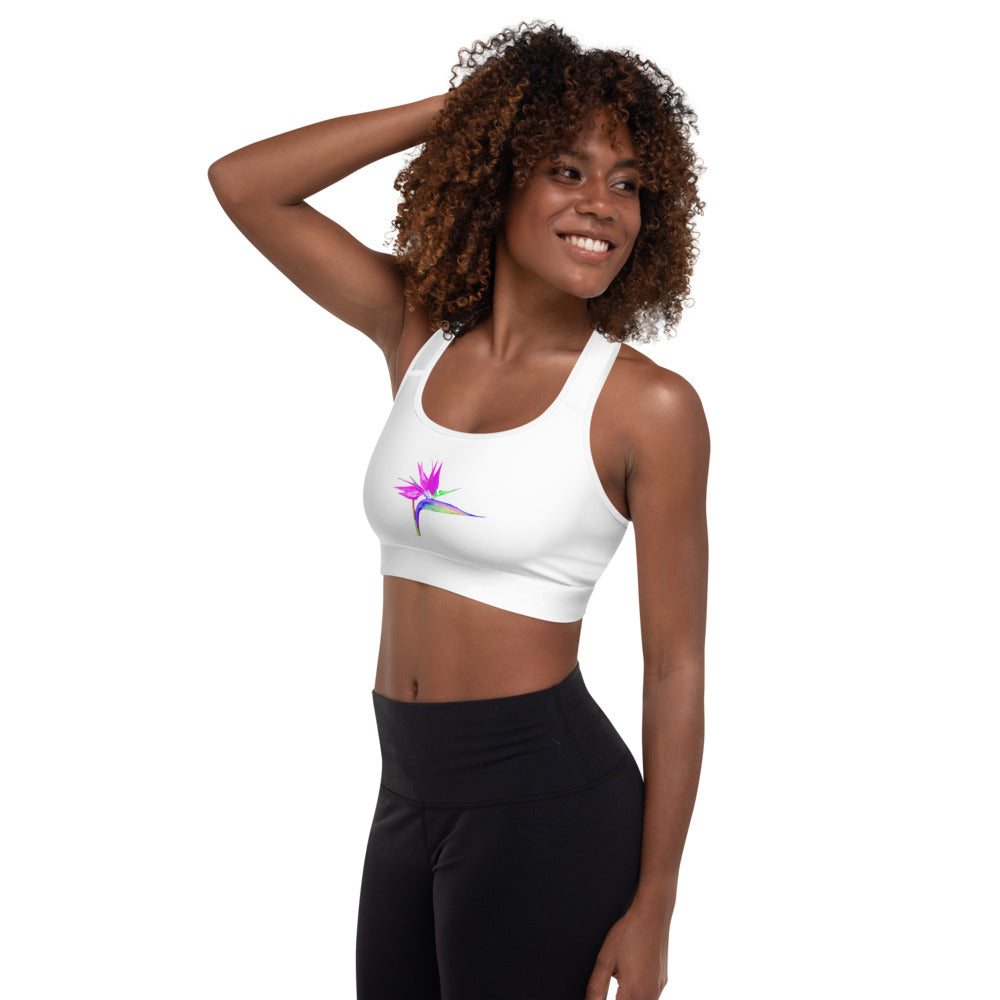 Bird of Paradise Padded Sports Bra