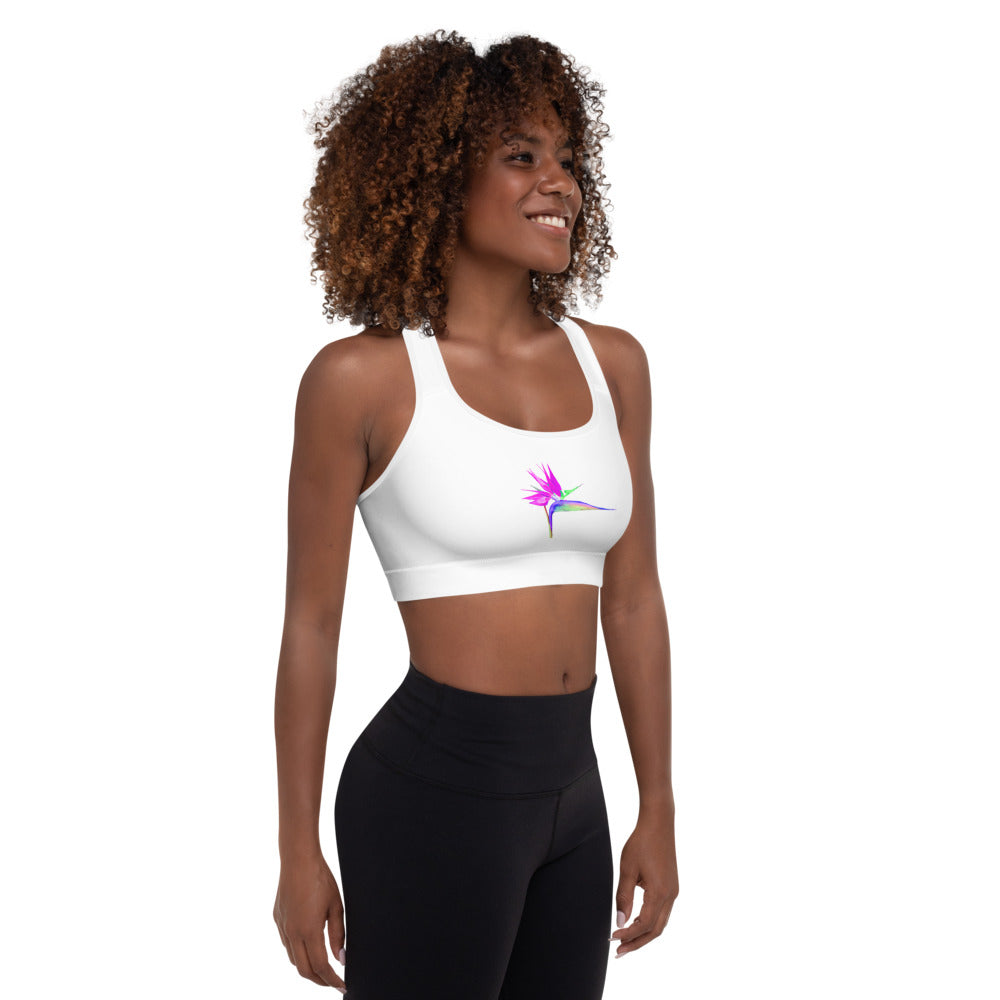 Bird of Paradise Padded Sports Bra