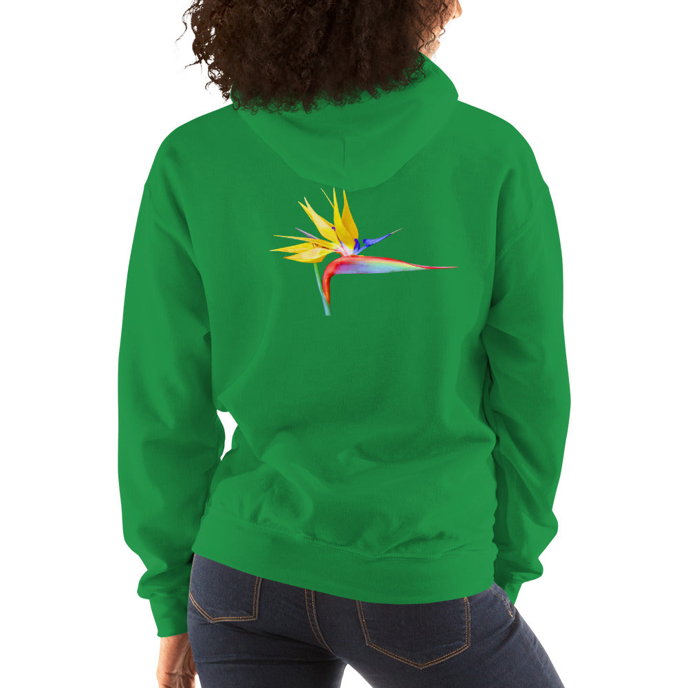 Bird of Paradise Original Colors Unisex Hoodie Gildan