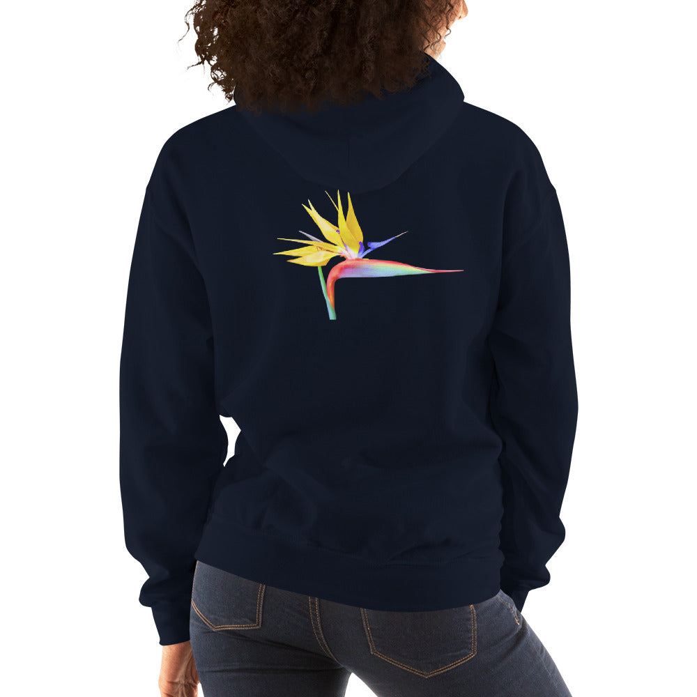 Bird of Paradise Original Colors Unisex Hoodie Gildan