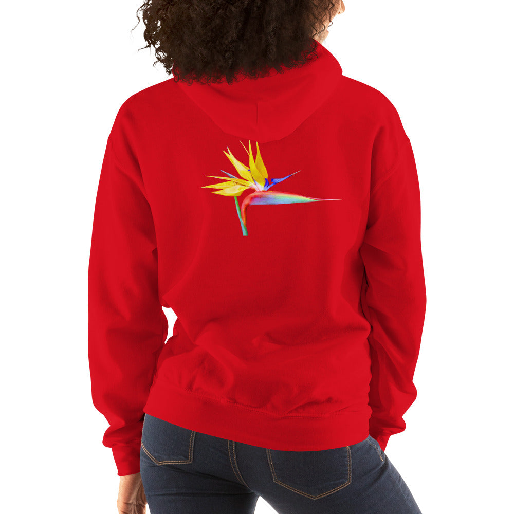 Bird of Paradise Original Colors Unisex Hoodie Gildan