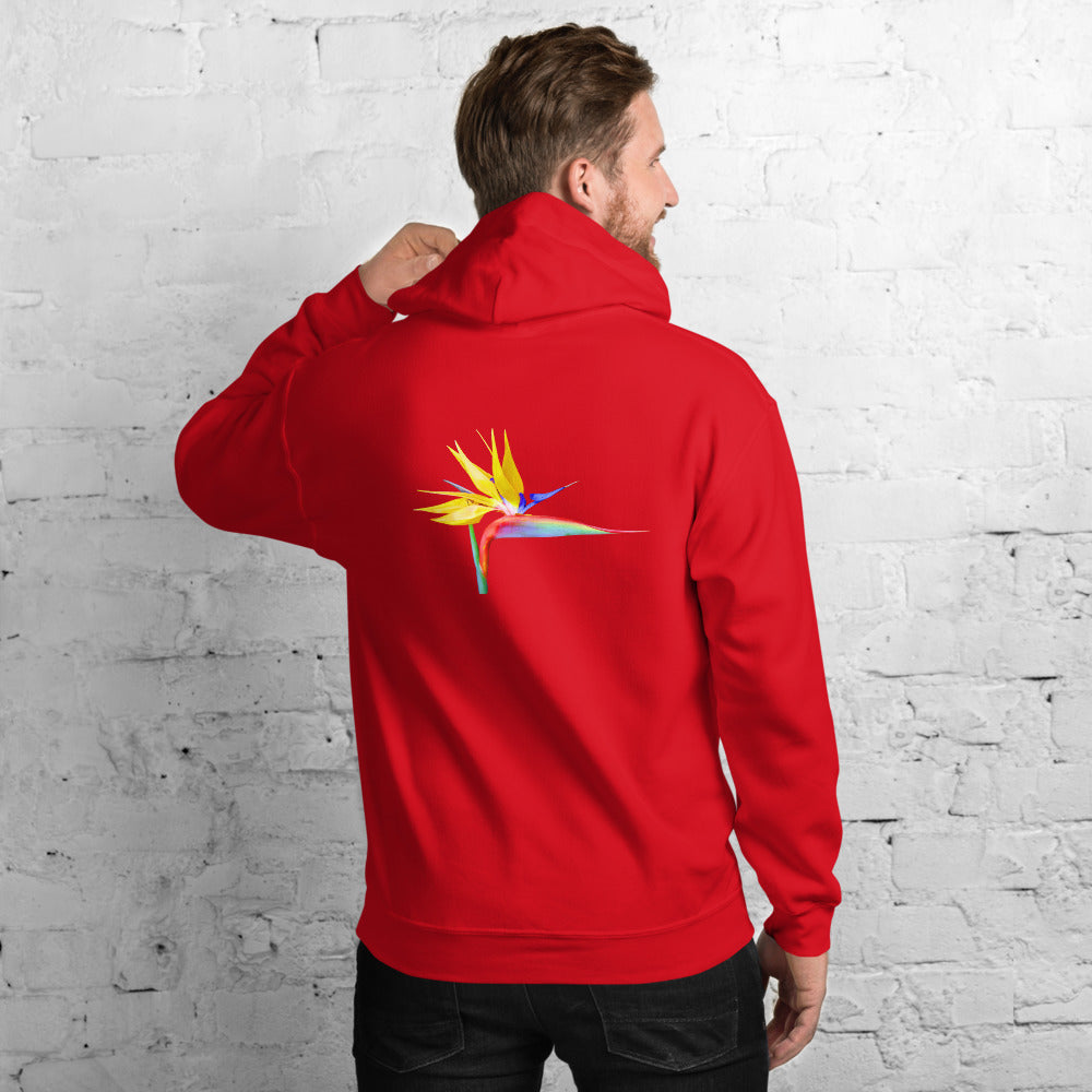 Bird of Paradise Original Colors Unisex Hoodie Gildan