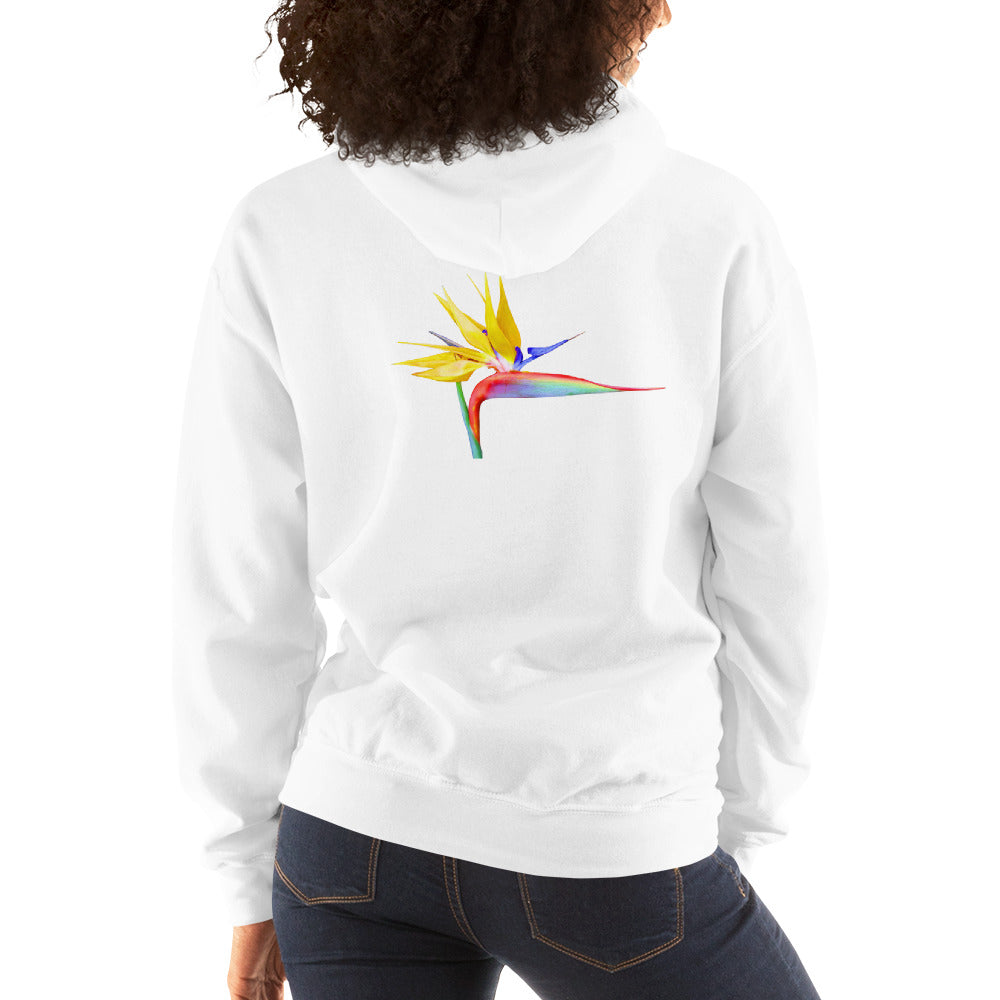 Bird of Paradise Original Colors Unisex Hoodie Gildan