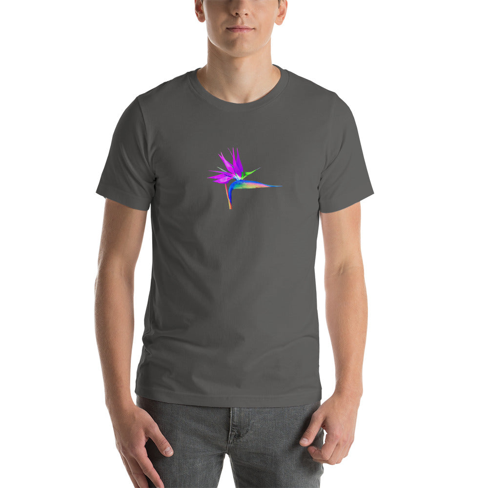 Bird of Paradise Rainbow Short-Sleeve Unisex T-Shirt