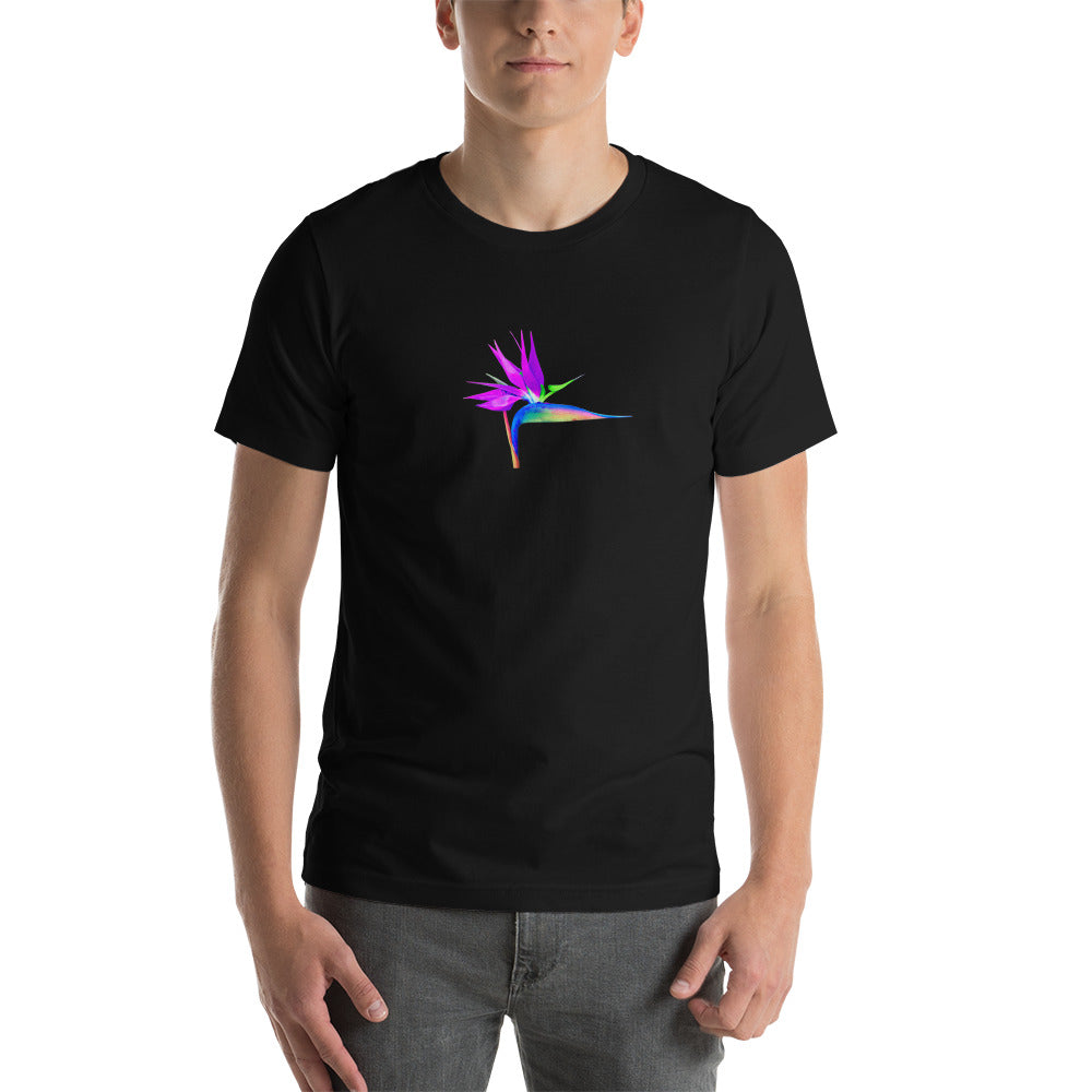 Bird of Paradise Rainbow Short-Sleeve Unisex T-Shirt